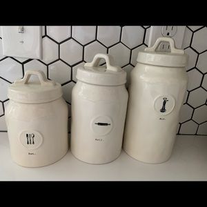 Rae Dunn icon canister set